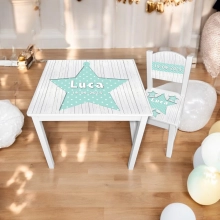 Tafel en stoeltje 3D ster