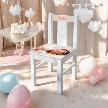 kinderstoeltje met foto