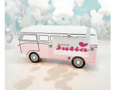 Spaarpot VW naam en datum Hart