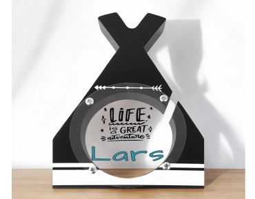 Spaarpot Tipi met naam Adventure