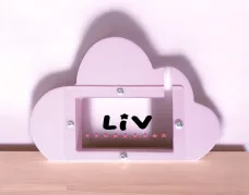Spaarpot Wolk met naam en sterren