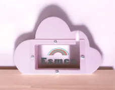Spaarpot wolk Regenboog