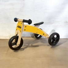 Houten loopfiets 2 in 1 Oker