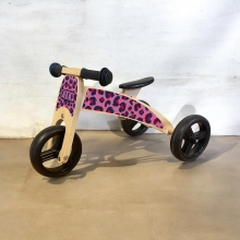 Houten loopfiets 2 in 1 Panter