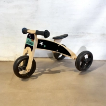 Houten loopfiets 2 in 1 band