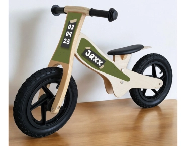 loopfiets met naam Spikkels